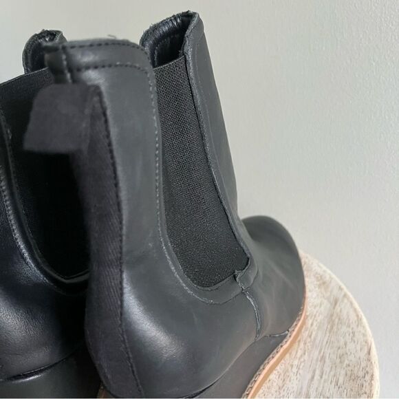 Splendid Womens Wynn Wedge Booties Black Leather, size 8.5 NWOB - Picture 9 of 10